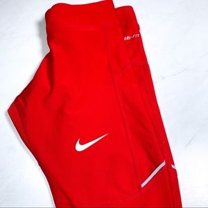 Nike Red Leggings